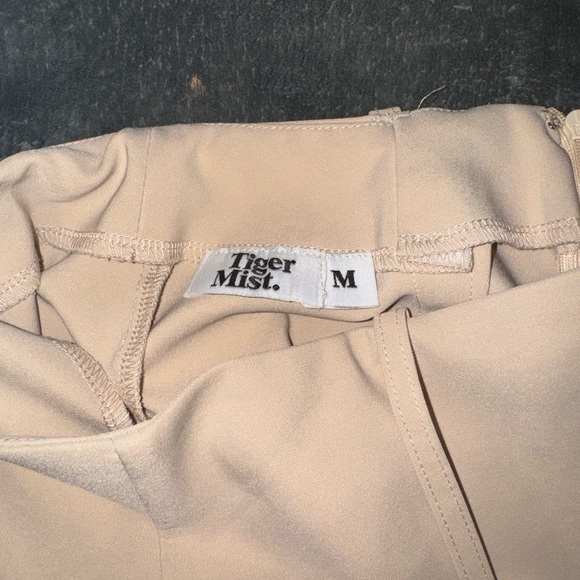 Tiger Mist Beige Dress Pants - Slim Fit - Picture 2 of 4